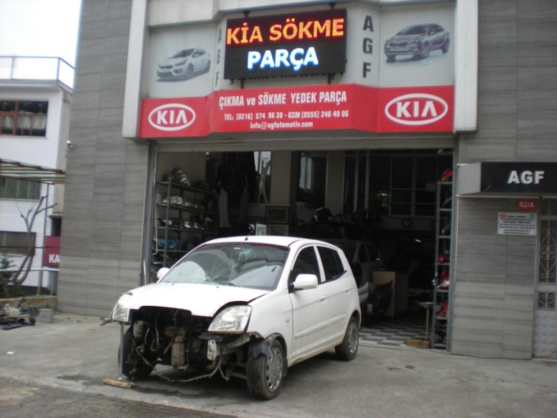 2005 kıa piconto beyaz çıkma araçtan sökme parçalar