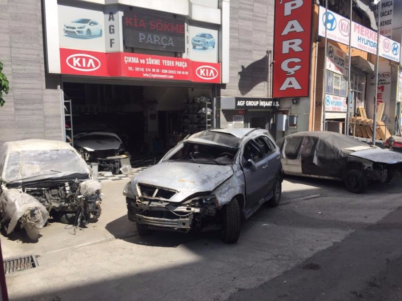 2013 KIA SORENTO GRİ HURDA BELGELİ ARAÇ PARÇALARI