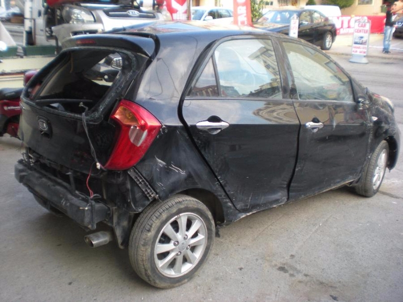 KIA PİCANTO 2012 SİYAH HURDA BELGELİDİR PARÇALARI SATILIKTIR