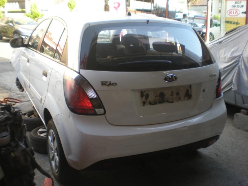 kia rio 2010 model komple parçalar mevcut hurda belgelidir