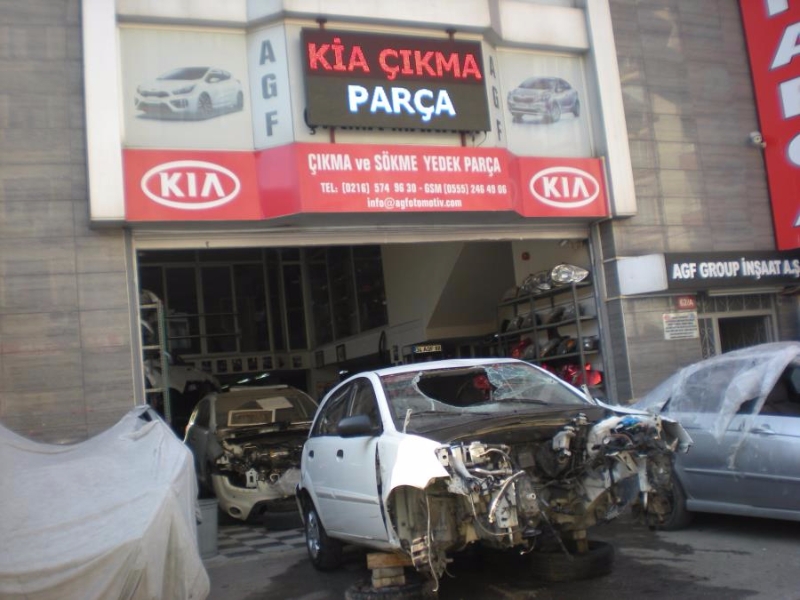 KIA RİO HURDA BELGELİ ARAÇ 2010 MODEL PARÇALARI SATILIK